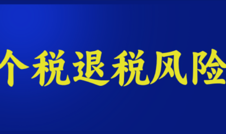 个税退税这3个风险点赶紧避免已经有人不仅没退成还补税了!_个人所得税退费标准